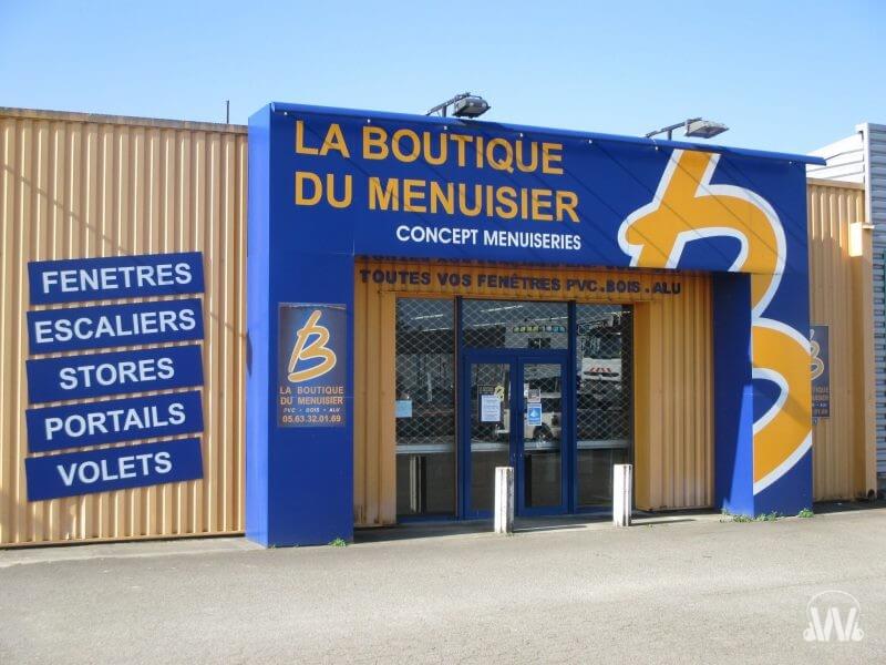 Castelsarrasin La Boutique du Menuisier, menuiserie pvc, fenêtre, escalier, portail, store